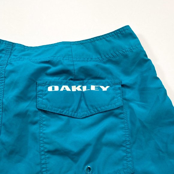 Oakley 38 Teal Blue Boardshorts - Picture 5 of 5